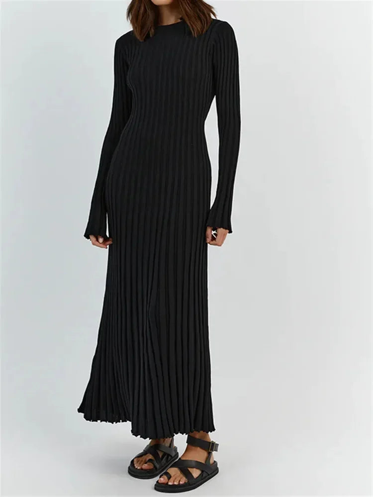 Sophie™ - Elegant Knitted Maxi Dress