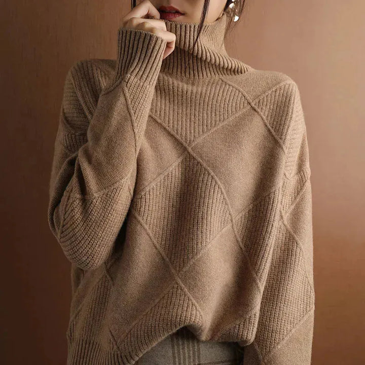 Clara™ | Diamond Pattern Sweater