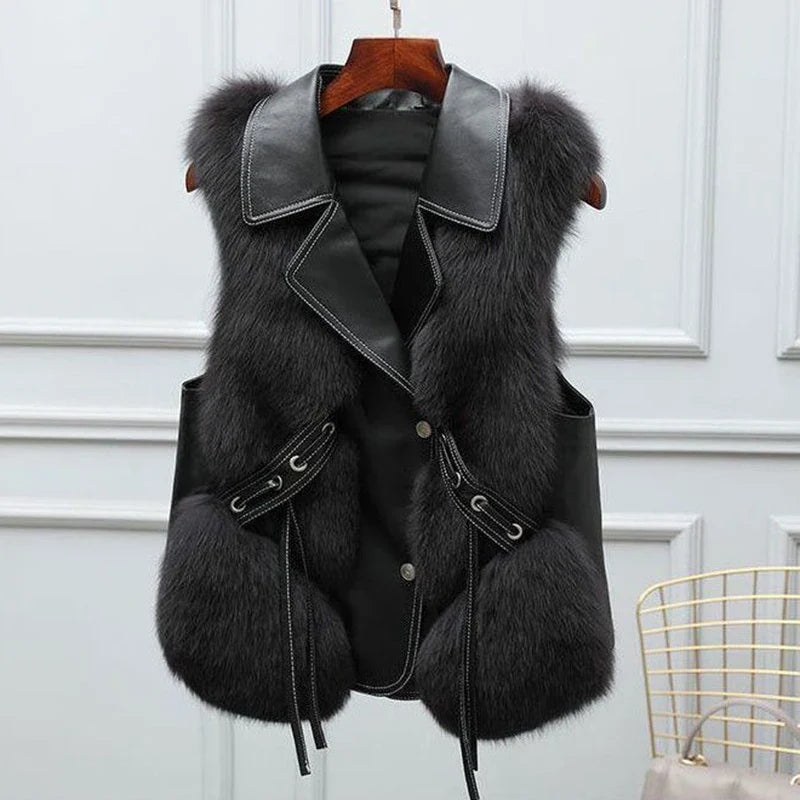 Snow Fur Vest