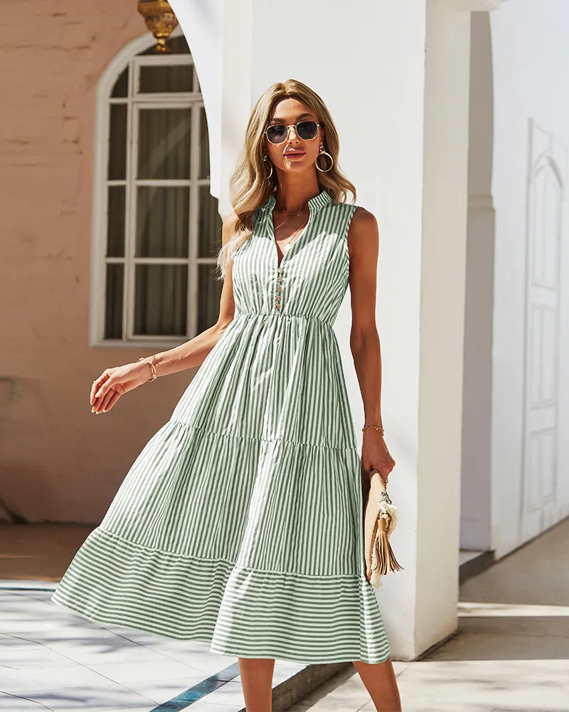 Striped Cheska Dress