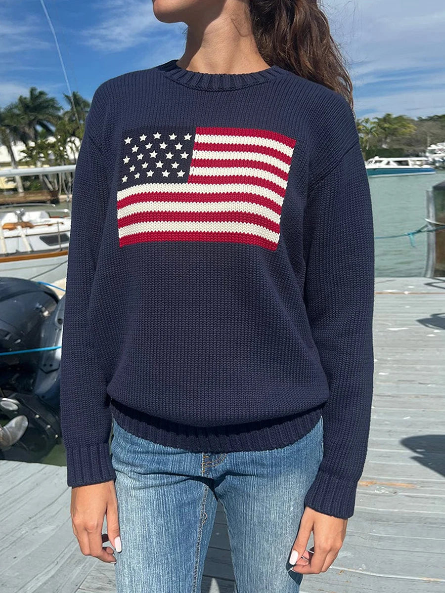 Lani - Retro Sweater Long Sleeve