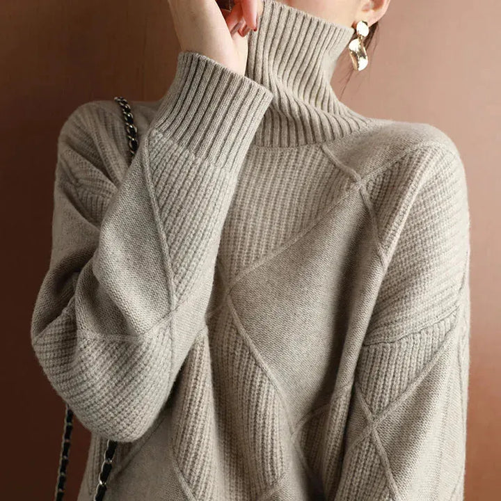 Clara™ | Diamond Pattern Sweater