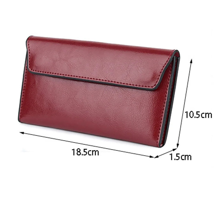 Charlotte - Women's Long Leather Portable Wallet