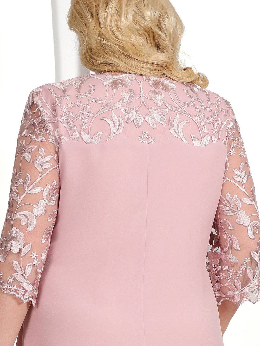 Meliora | Embroidered plus size evening gown