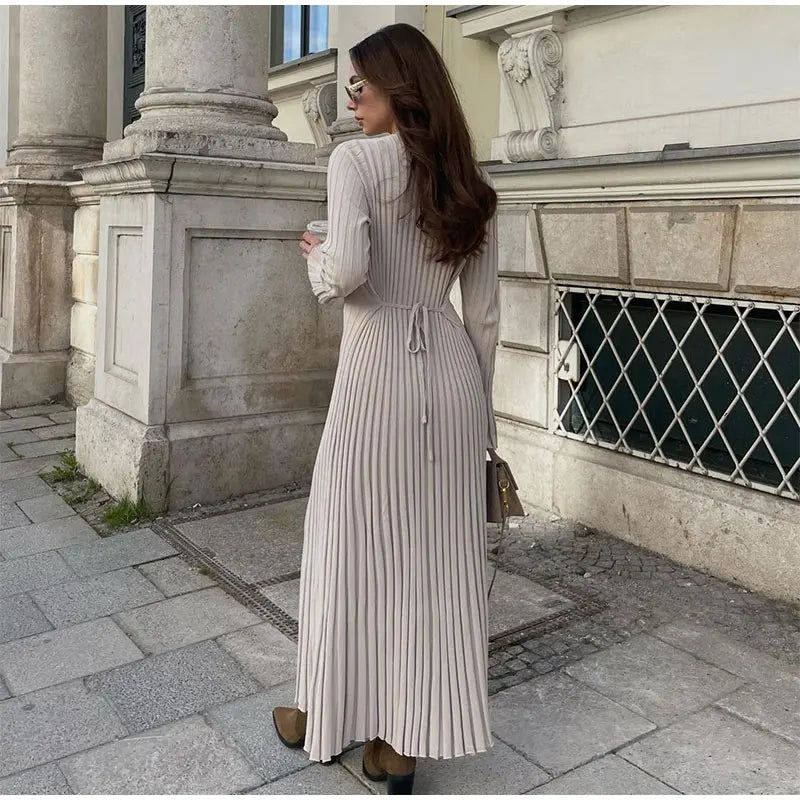 Sophie™ - Elegant Knitted Maxi Dress