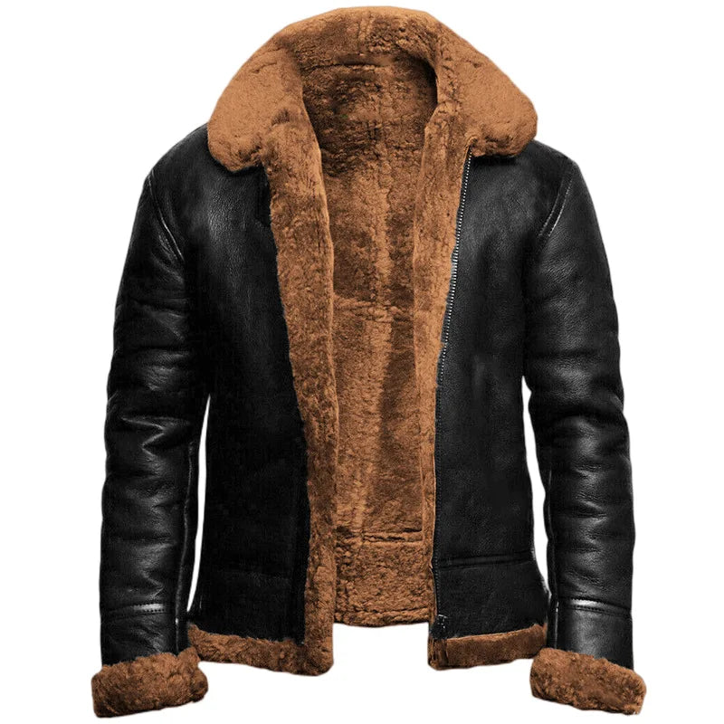 Adrian – Winter Jacket in Sustainable Faux Leather