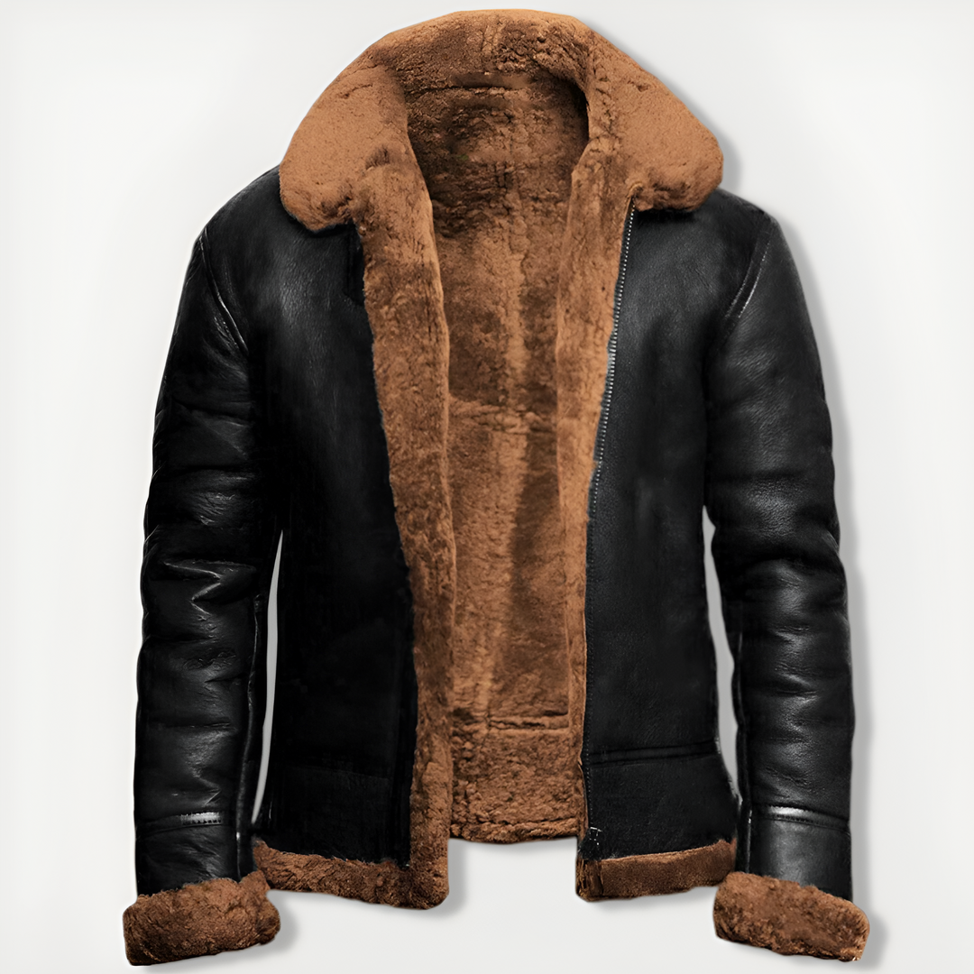 Yann™ | Classic Leather Jacket