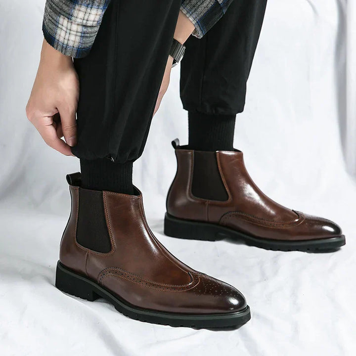 David™ - Leather Chelsea Boots