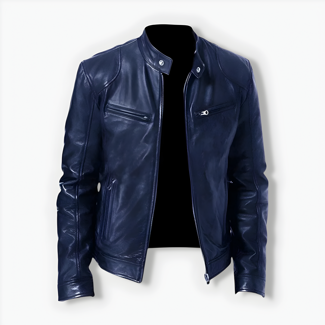 Matéo™ | Leather Aviator Jacket