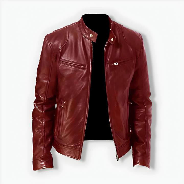 Matéo™ | Leather Aviator Jacket