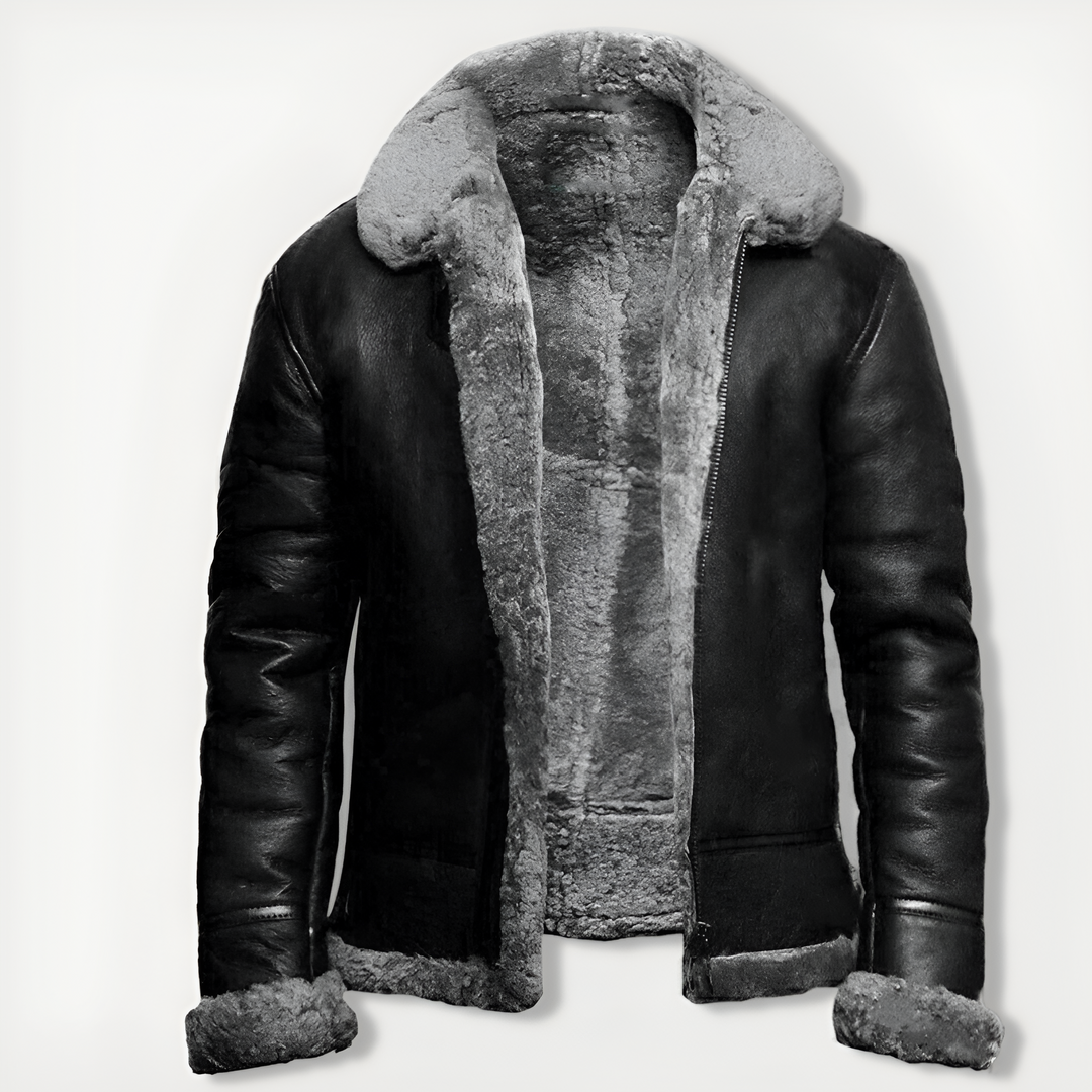 Yann™ | Classic Leather Jacket