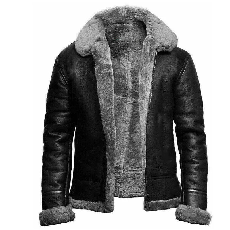 Adrian – Winter Jacket in Sustainable Faux Leather