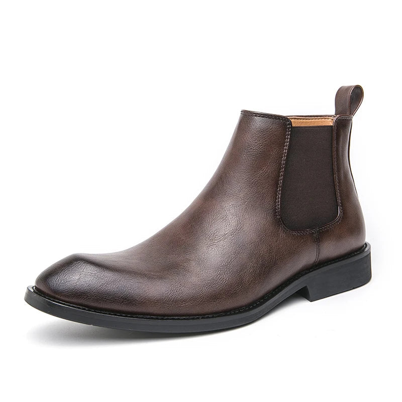 Daniel™ - Leather Zip-Up Chelsea Boots