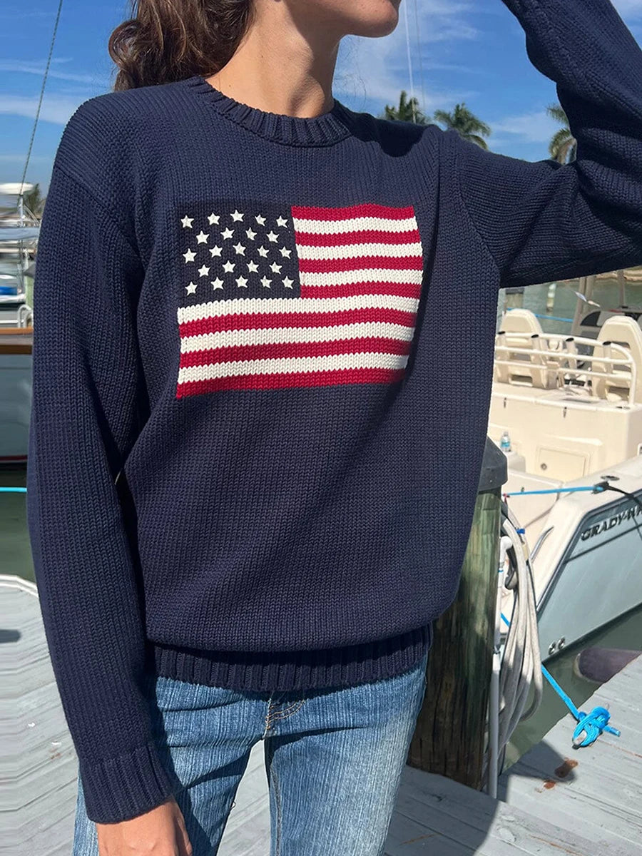Lani - Retro Sweater Long Sleeve