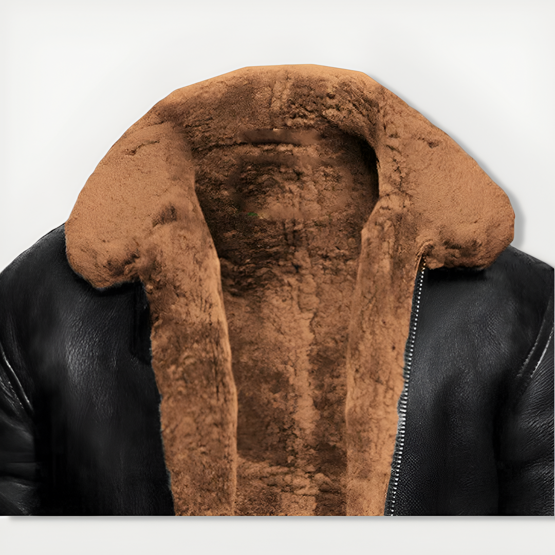 Yann™ | Classic Leather Jacket