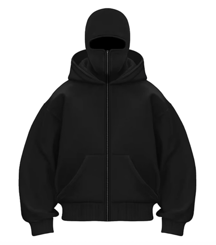 Jamie™ | Monochrome Sweatshirt with balaclava