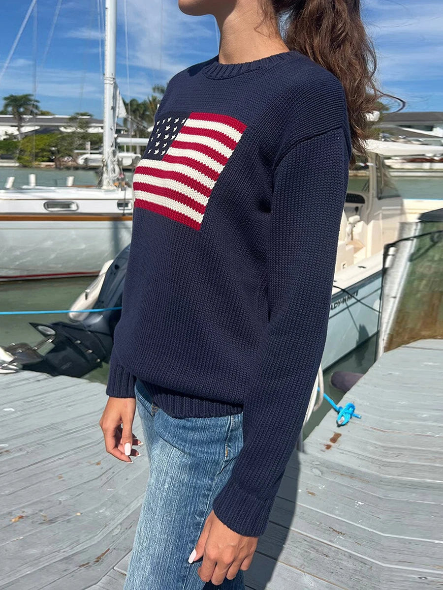 Lani - Retro Sweater Long Sleeve