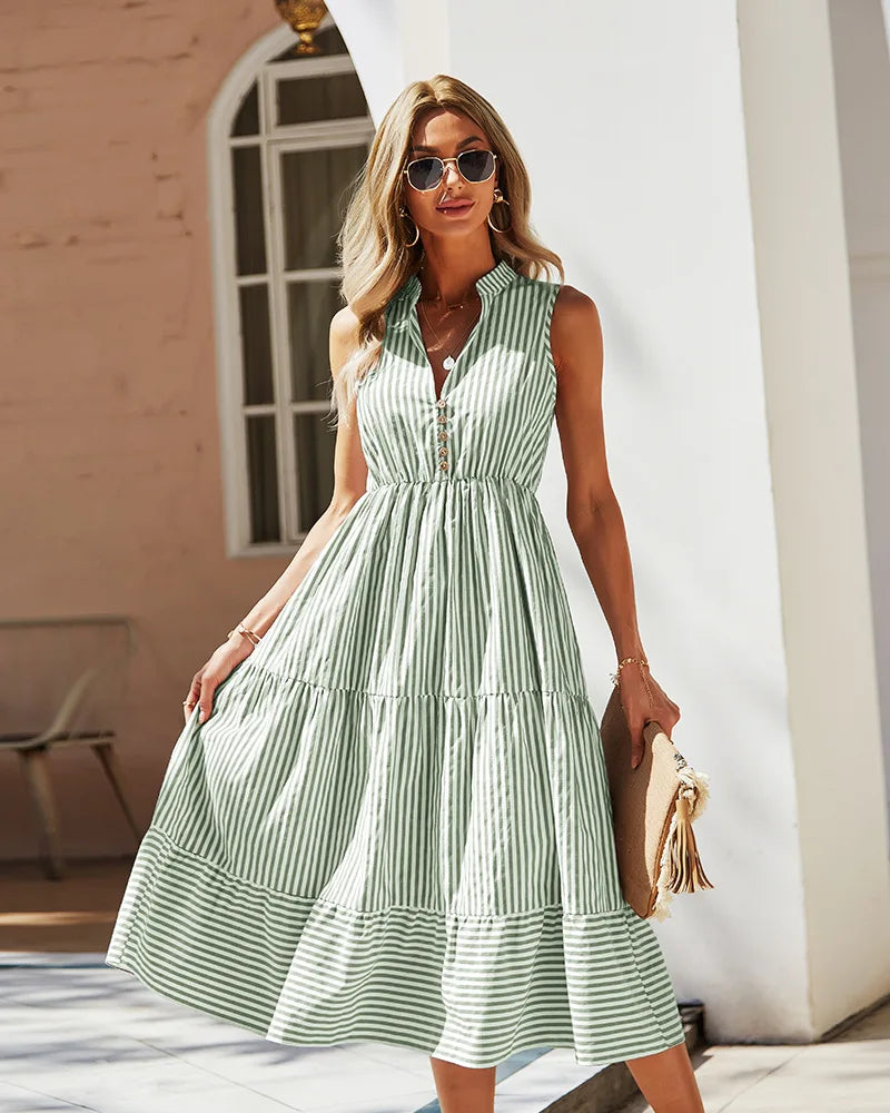 Striped Cheska Dress