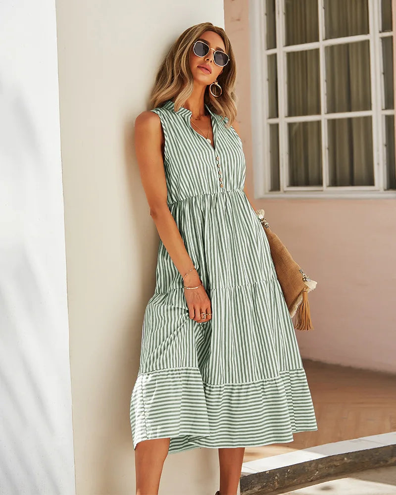 Striped Cheska Dress