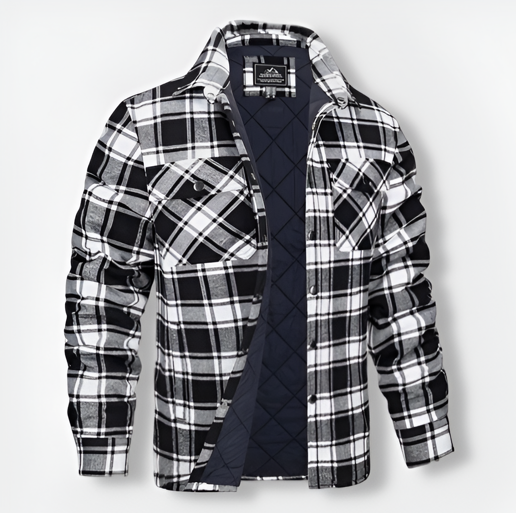 ALEX™ | Versatile Checkered Bomber Jacket