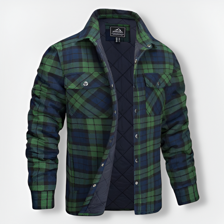 ALEX™ | Versatile Checkered Bomber Jacket