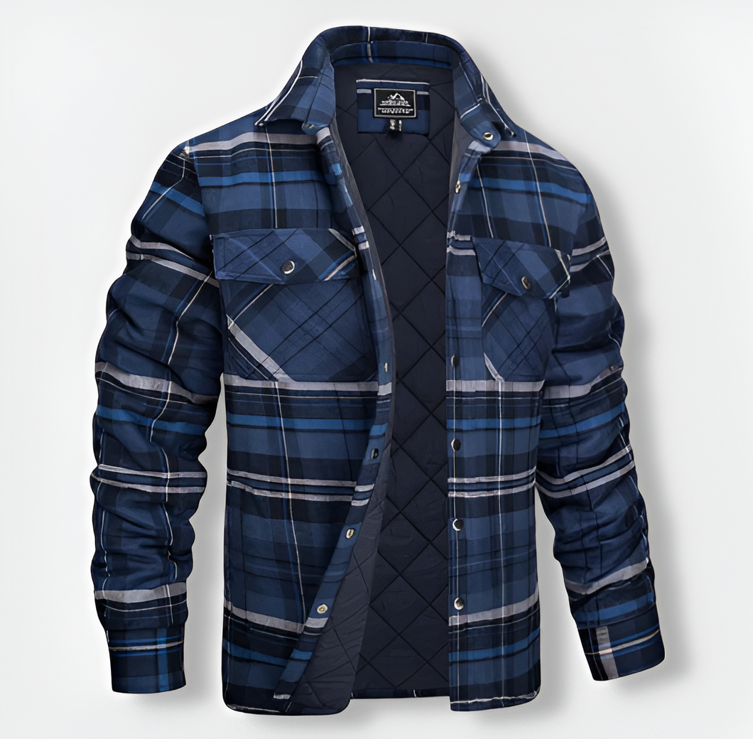 ALEX™ | Versatile Checkered Bomber Jacket