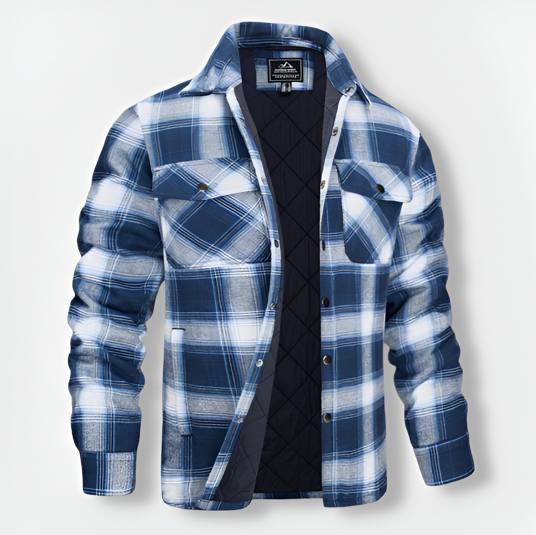 ALEX™ | Versatile Checkered Bomber Jacket