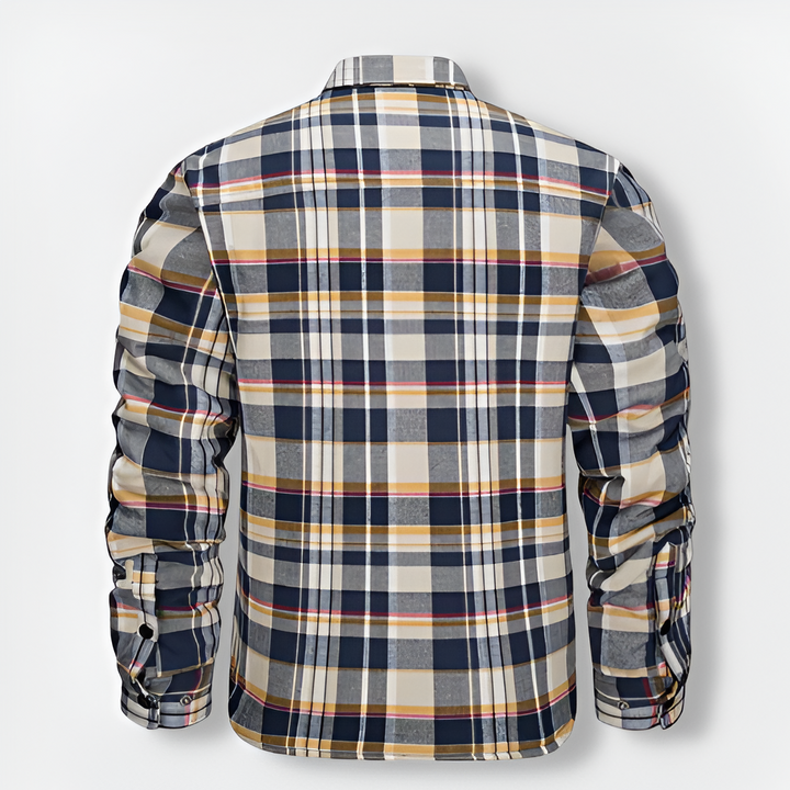 ALEX™ | Versatile Checkered Bomber Jacket