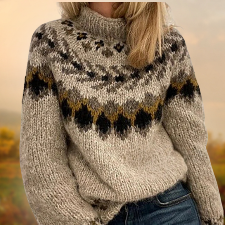 Brownie - Sweater with Round Neck