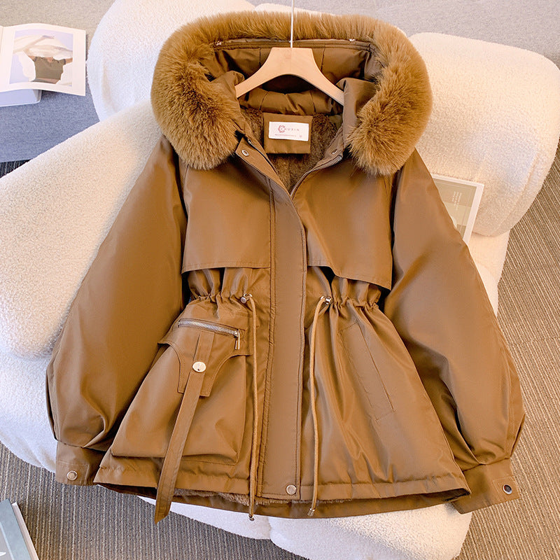 Armi - Elegant winter coat with fur