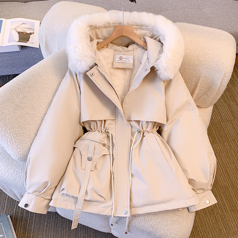 Armi - Elegant winter coat with fur