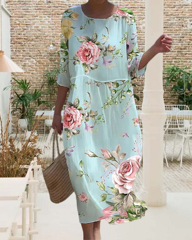 Mara™ - Elegant Flower Dress