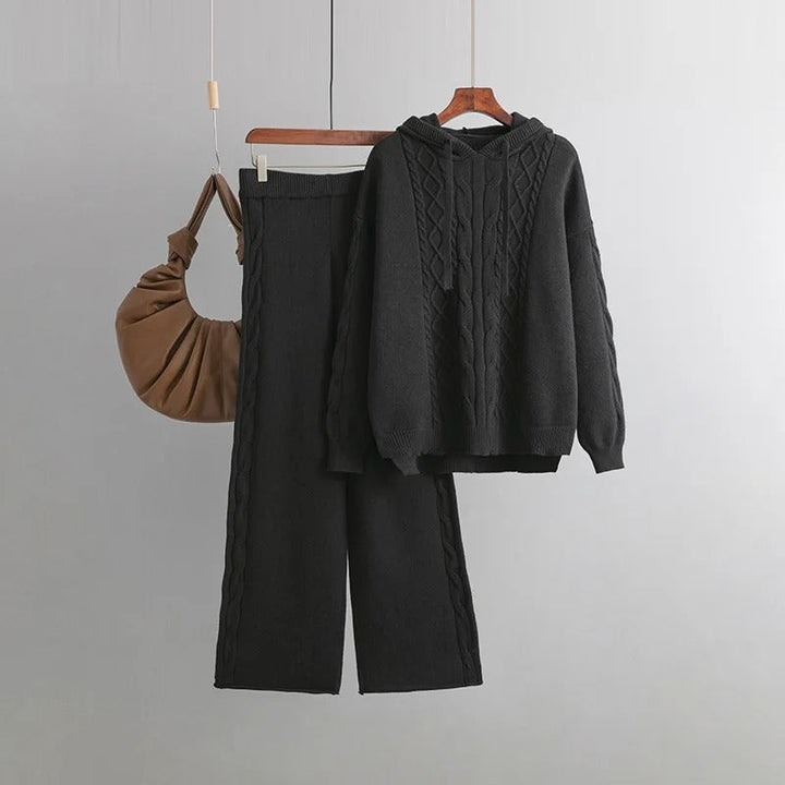 Roma™ - Super comfortable, oversized knit jumpsuit set