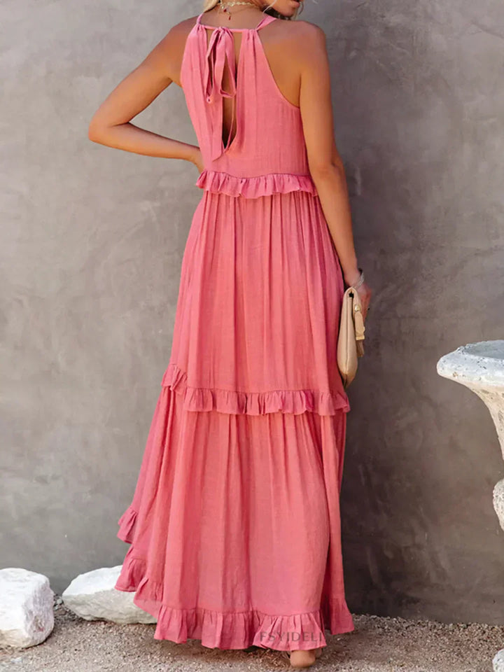 Emilia - Halter Maxi Dress