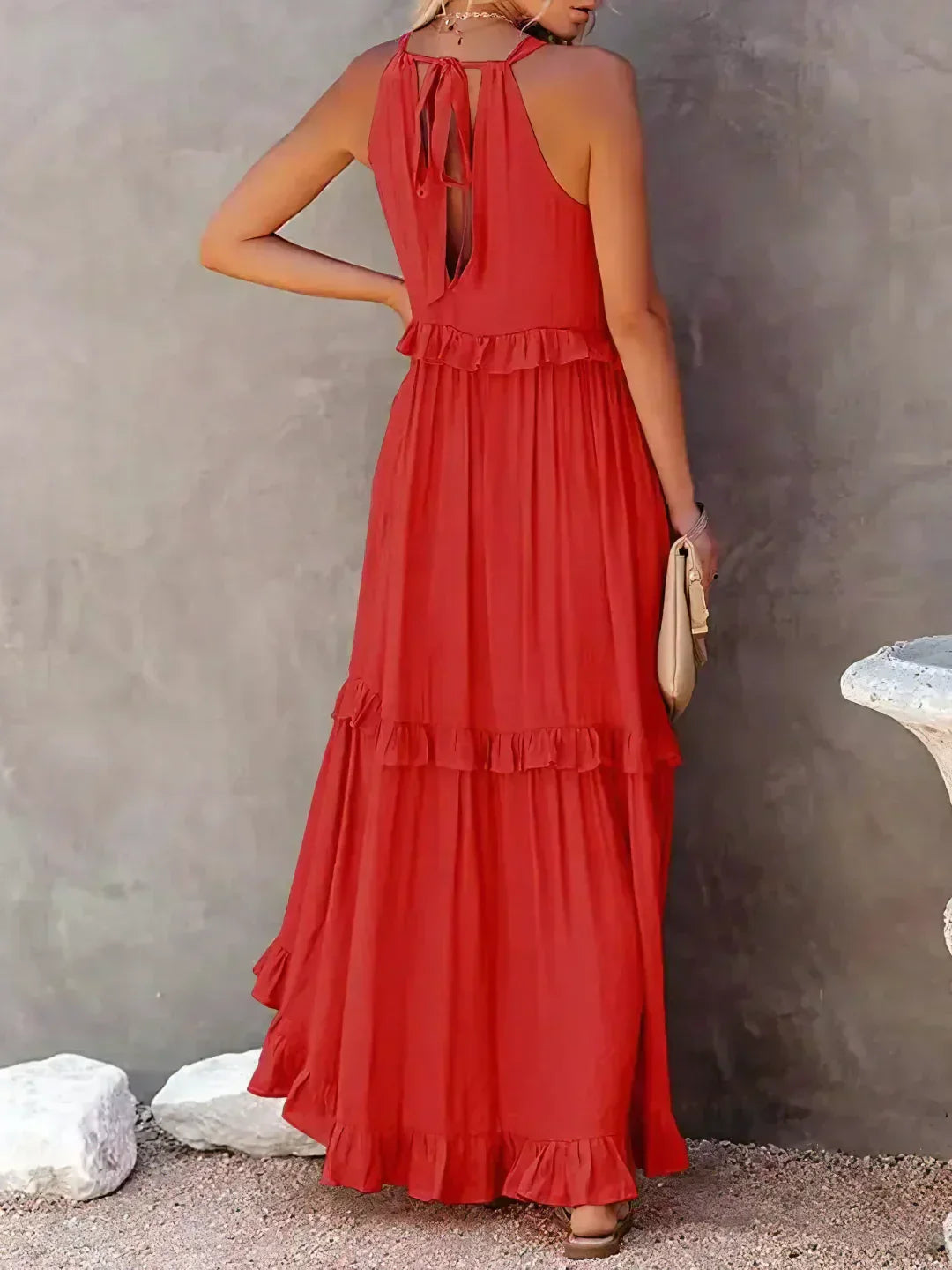 Emilia - Halter Maxi Dress