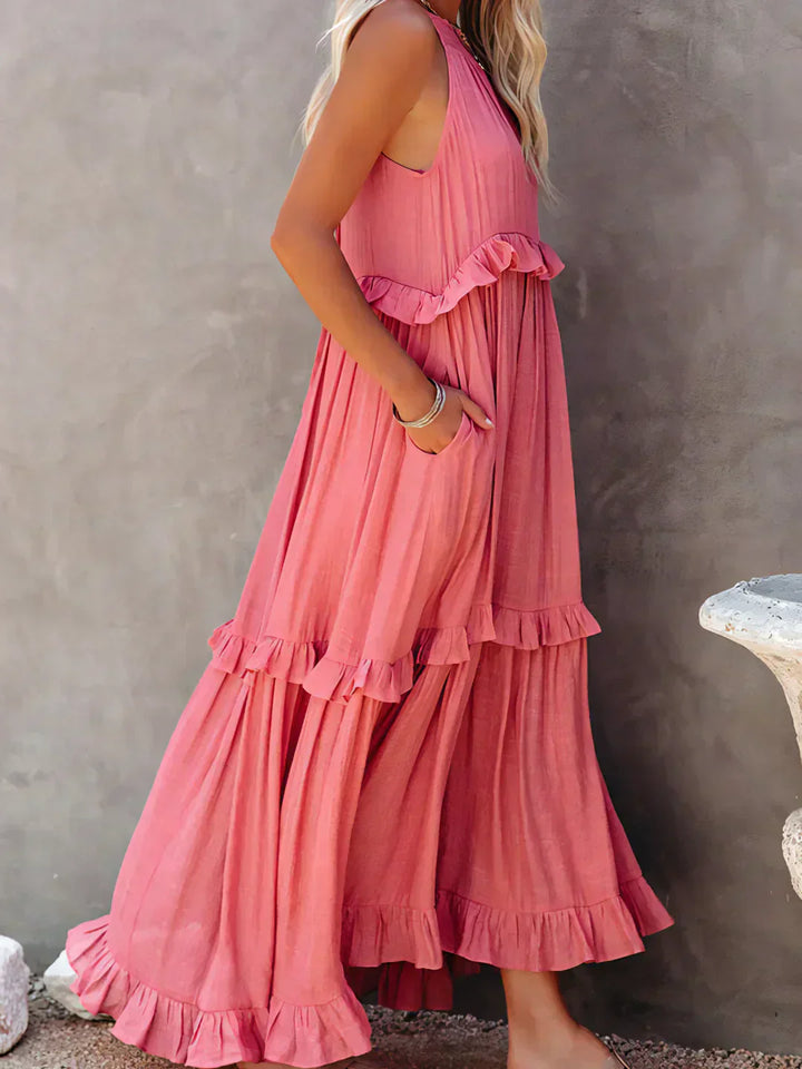 Emilia - Halter Maxi Dress