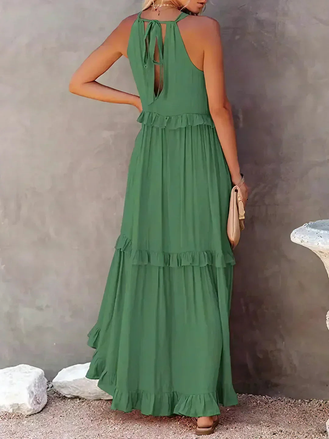 Emilia - Halter Maxi Dress