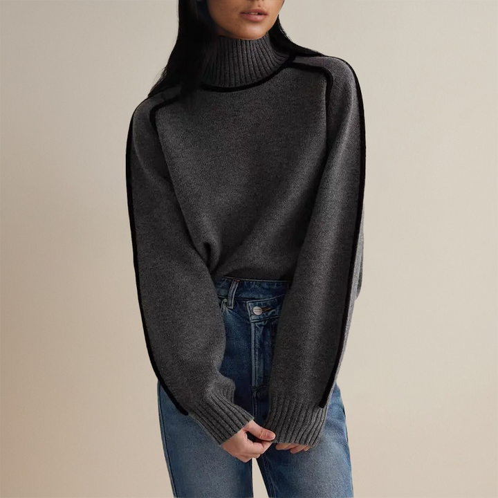 Emilie | Soft turtleneck sweater in cashmere