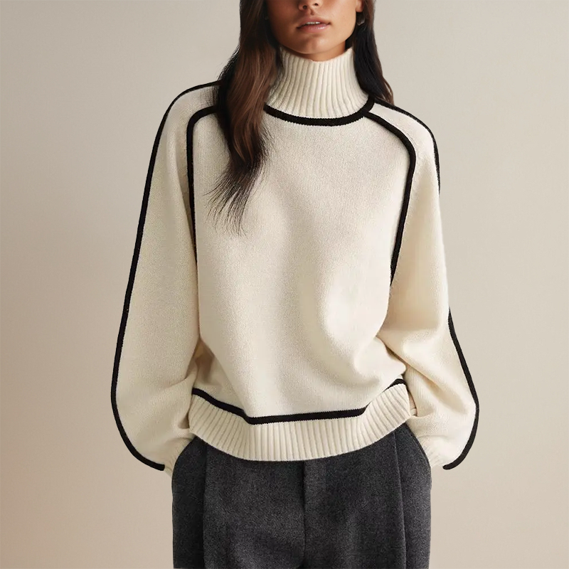 Emilie | Soft turtleneck sweater in cashmere