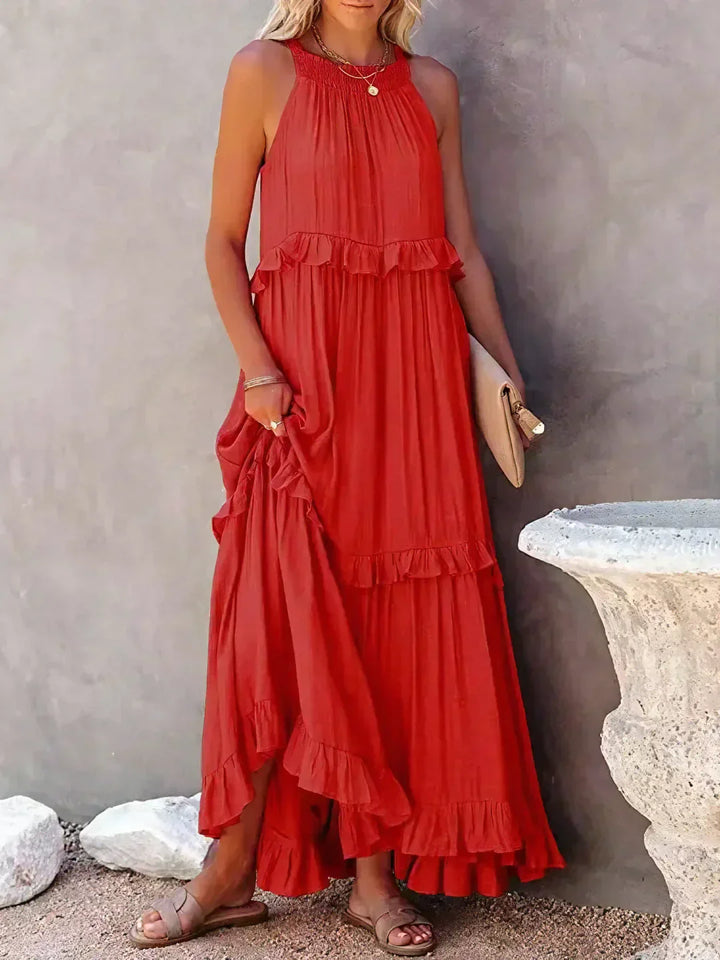 Emilia - Halter Maxi Dress