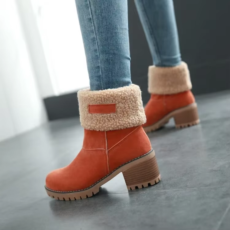 Luisa™ – Elegant and warm leather snow boots