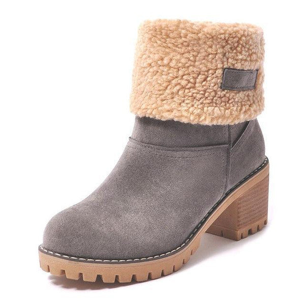 Luisa™ – Elegant and warm leather snow boots