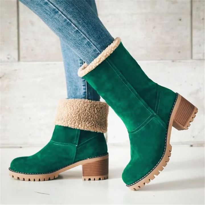 Luisa™ – Elegant and warm leather snow boots