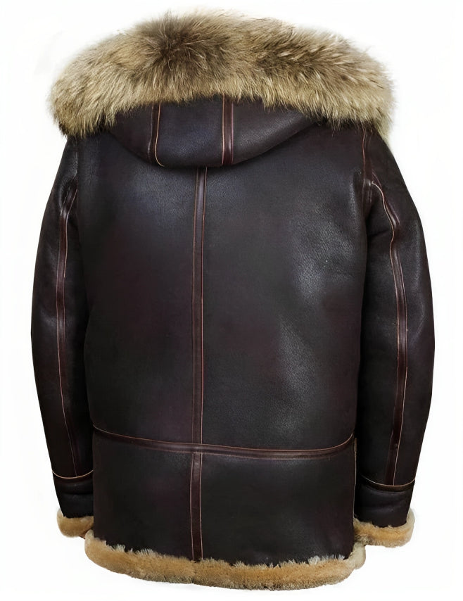 Detlef - Winter jacket in lambskin style