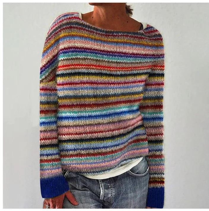 AMÉLIE - COZY KNITTED RETRO SWEATER