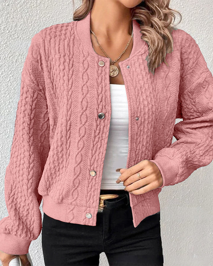 Erika™ - Comfortable cardigan with handcrafted details