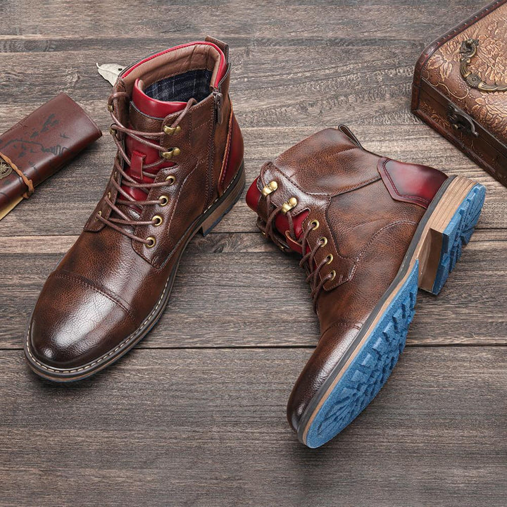 Brixton™ | Handmade Premium Leather Oxford Boots