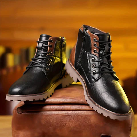 Marcel™ - high-quality leather lace-up boots