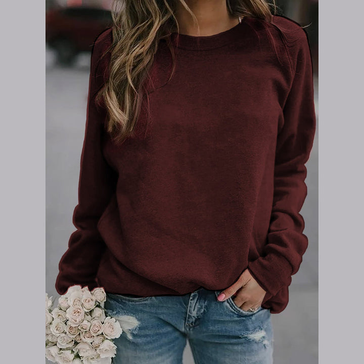 Eliza™ - Stylish, Comfortable Sweatshirt with Round Neckline